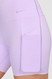 Nike Lilac Purple Universa High Waisted 5 Cycling Shorts - Image 8 of 8