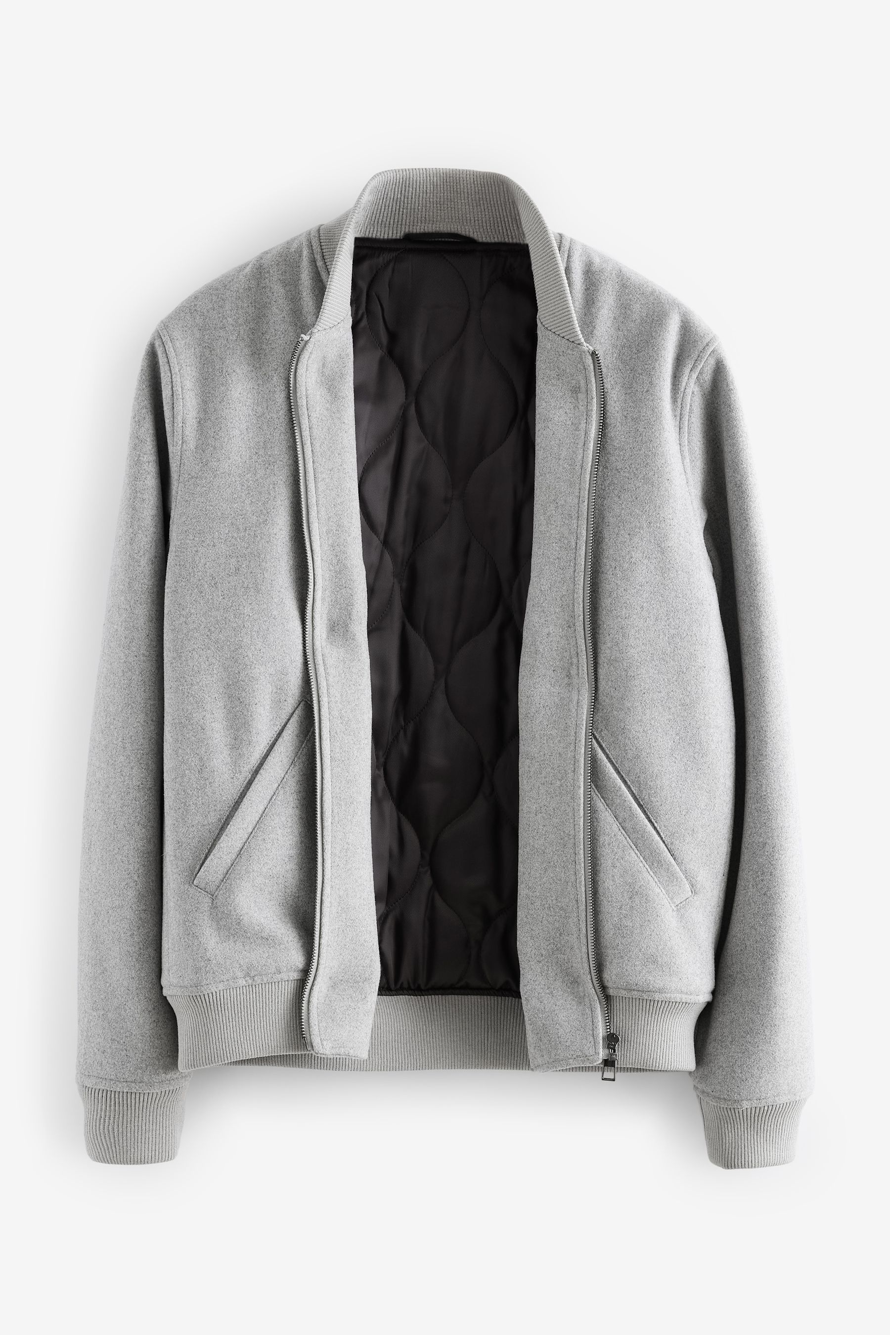 Light grey bomber jacket mens clearance