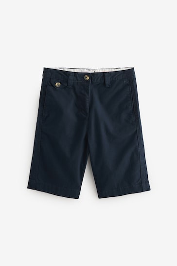 Navy/Khaki Chinos Knee Length Shorts 2 Pack