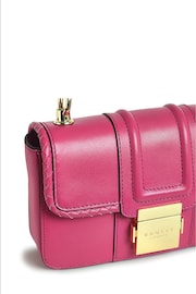 Radley London Pink Hanley Close - Weave Mini Flapover Crossbody Bag - Image 3 of 4