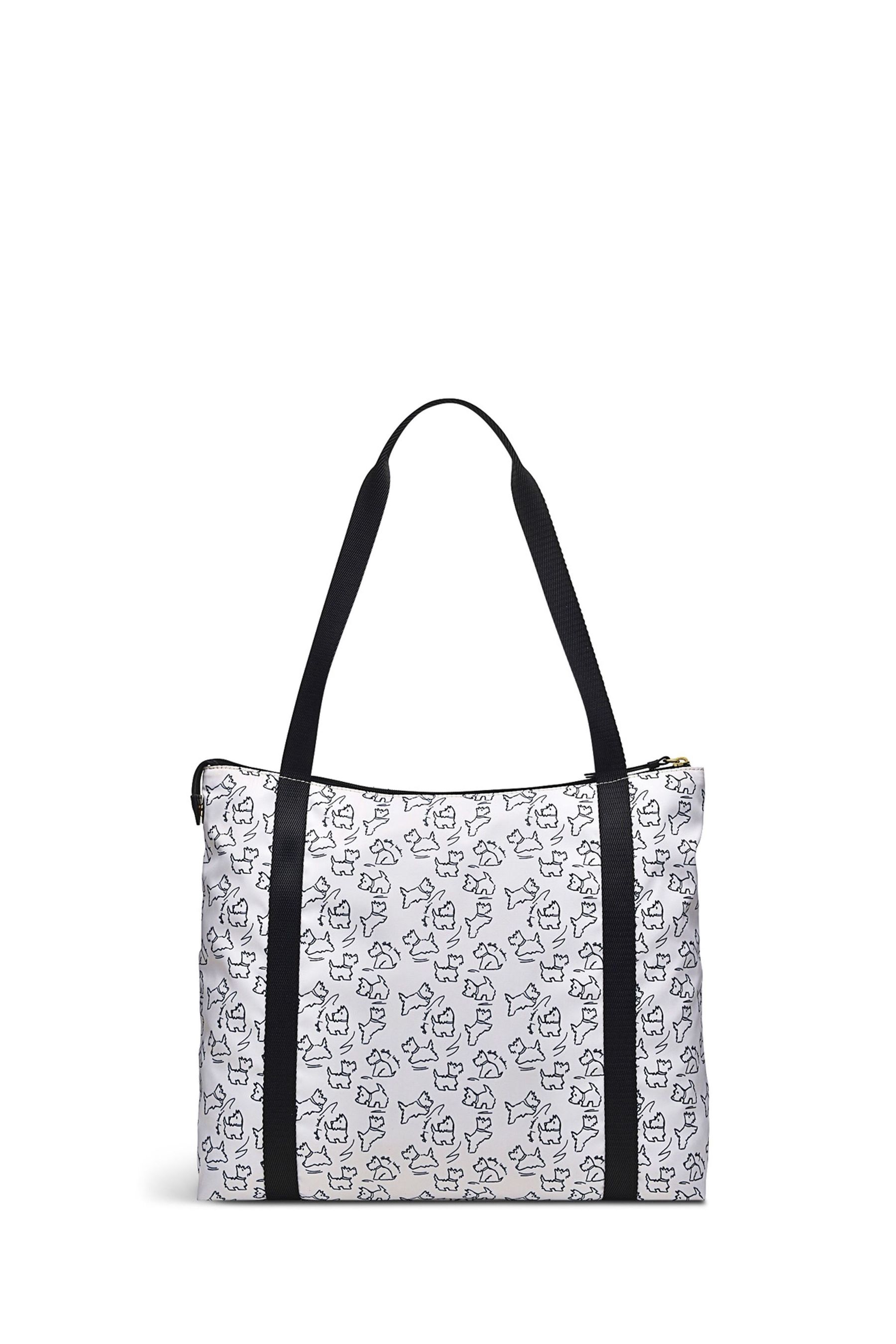 Radley London 24 7 Sketch Street Medium White Ziptop Shoulder Bag