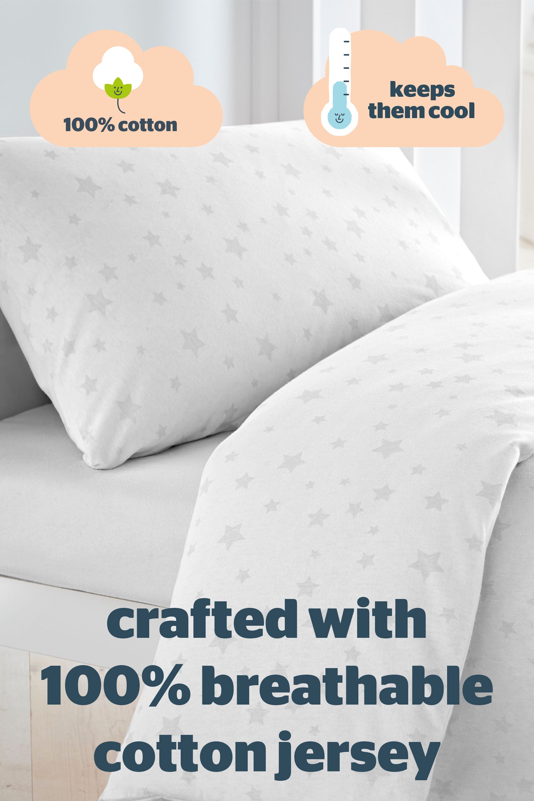 Silentnight cot bed duvet and pillow cheap