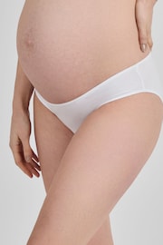 JoJo Maman Bébé White 3-Pack Maternity Knickers - Image 1 of 3