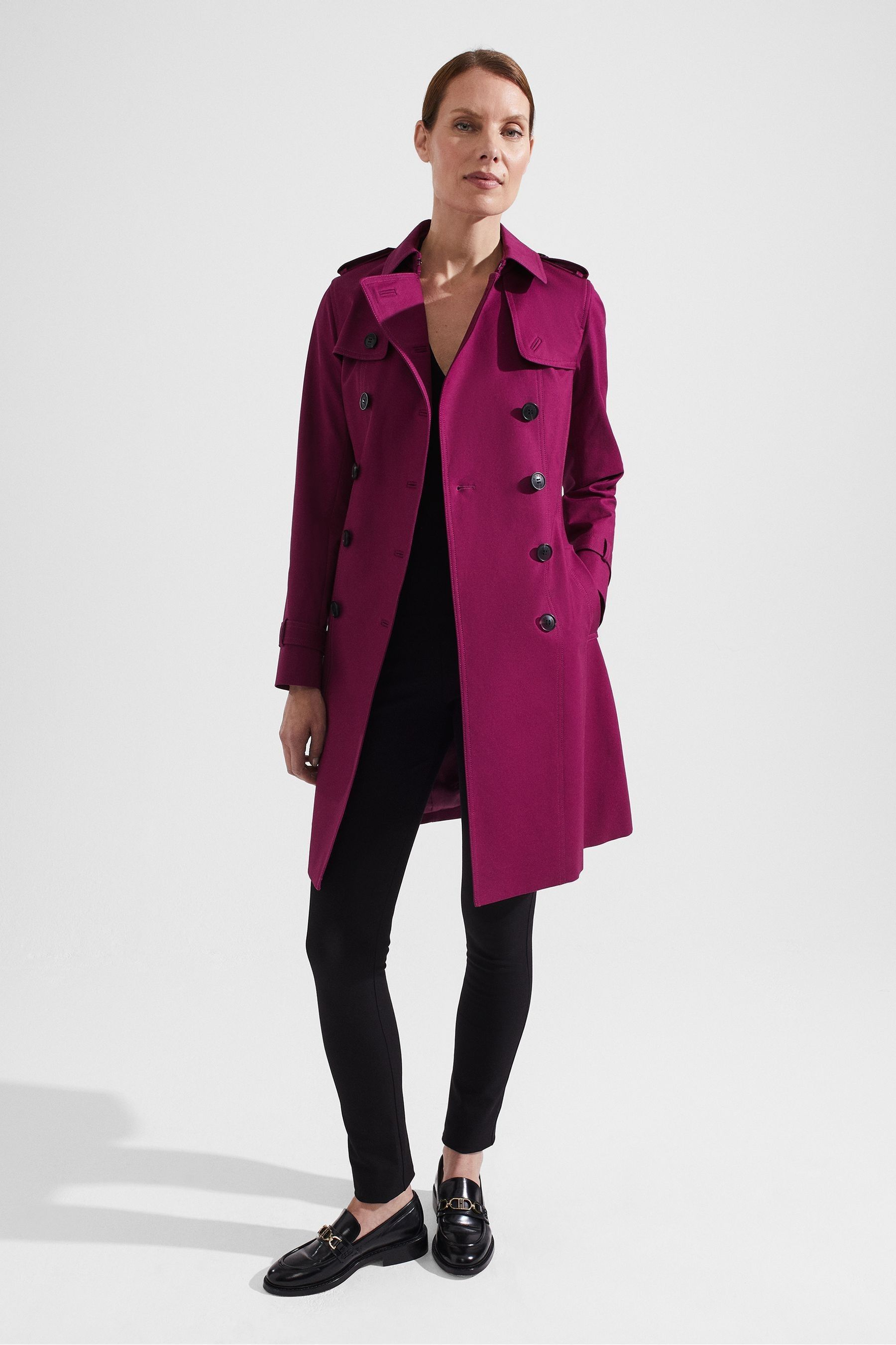 Plum deals pea coat