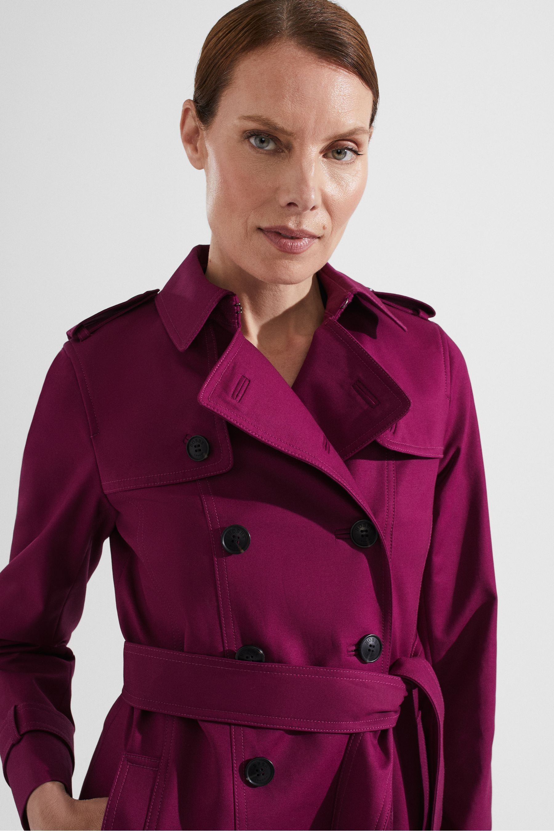 Hobbs pink trench coat 2025