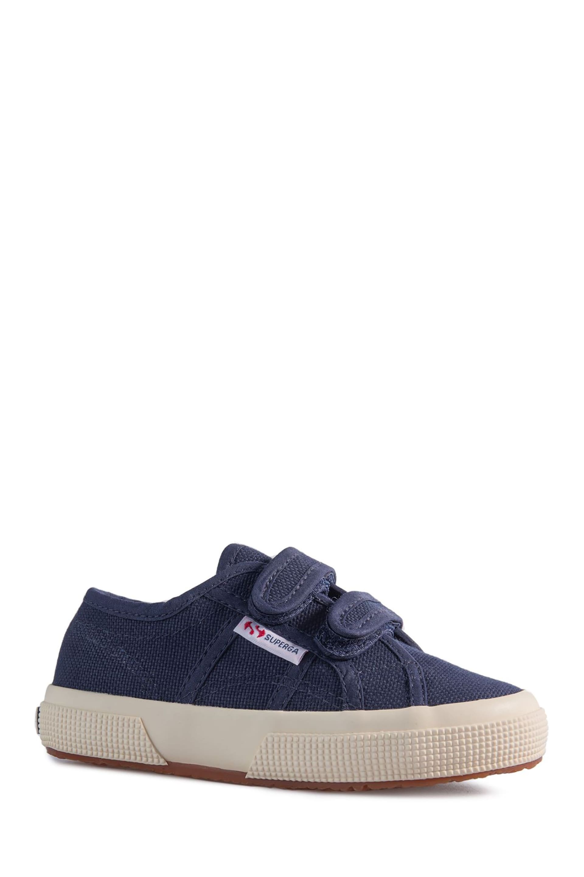 Superga Kids 2750 Strap Canvas Trainers - Image 2 of 10