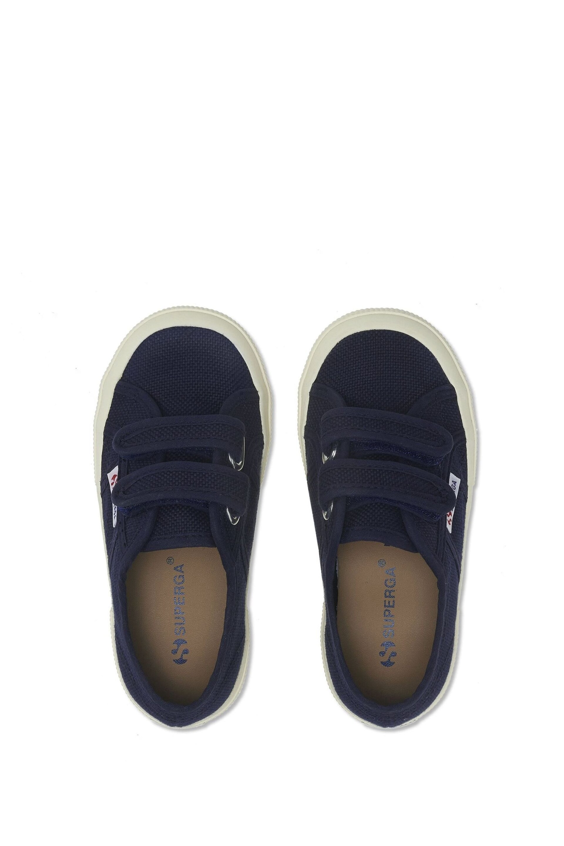 Superga Kids 2750 Strap Canvas Trainers - Image 8 of 10