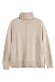 Chinti & Parker Wool/Cashmere Relaxed Roll Neck Jumper - Image 5 of 5
