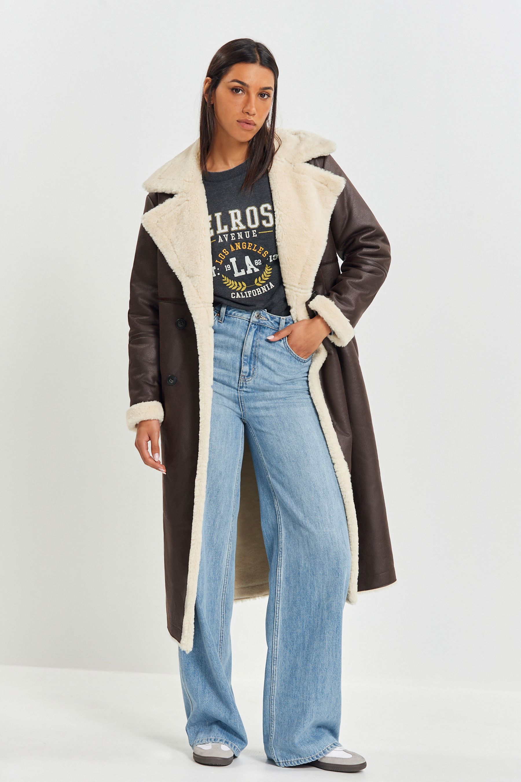 Next shearling jacket shop
