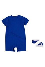 Converse Blue Romper and Bootie Baby Set - Image 2 of 3