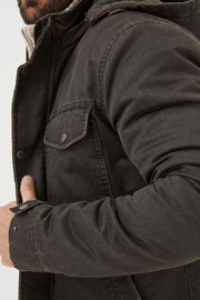 FatFace Brown Hadley Hooded Jacket - Image 4 of 6