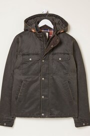 FatFace Brown Hooded Jacket - Image 6 of 6