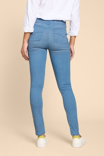 White Stuff Janey Jeggings, Dark Denim, 6S