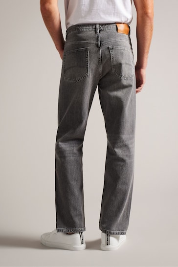 Ted Baker Grey Joeyy Straight Fit Stretch Jeans