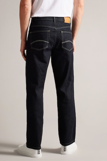 Ted Baker Dark Blue Joeyy Straight Fit Stretch Jeans
