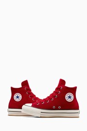 Converse Red Youth All Star EVA Lift Trainers - Image 5 of 9