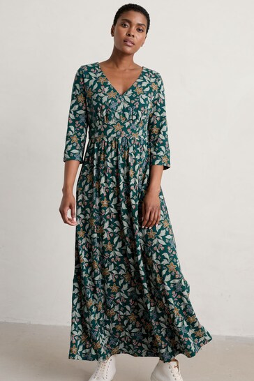 Seasalt Cornwall Blue Tall Maggie Maxi MAXI Dress