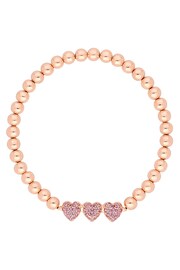 Lipsy Jewellery Pink Micro Pave Stretch Bracelet - Gift Boxed - Image 2 of 3