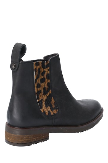 Hush Puppies Black Stella Ankle Boots
