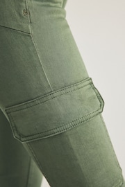 Khaki Green Lift Slim And Shape Cargo Slim Jeans - Image 7 of 9