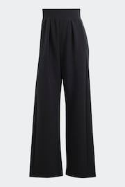 adidas Black Wide Leg Joggers - Image 6 of 6