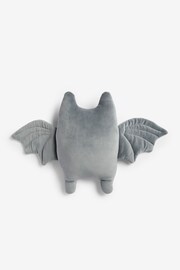 Grey Light Up Halloween Bat Cushion - Image 2 of 3