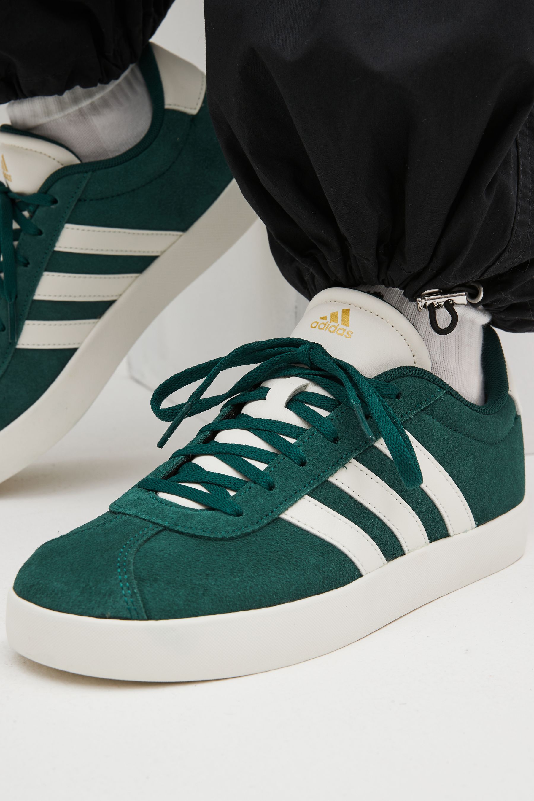 Buy adidas Green White Junior Sportswear VL Court Trainers from Next USA