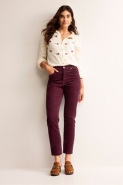Boden Red Slim Corduroy Straight Jeans - Image 4 of 7