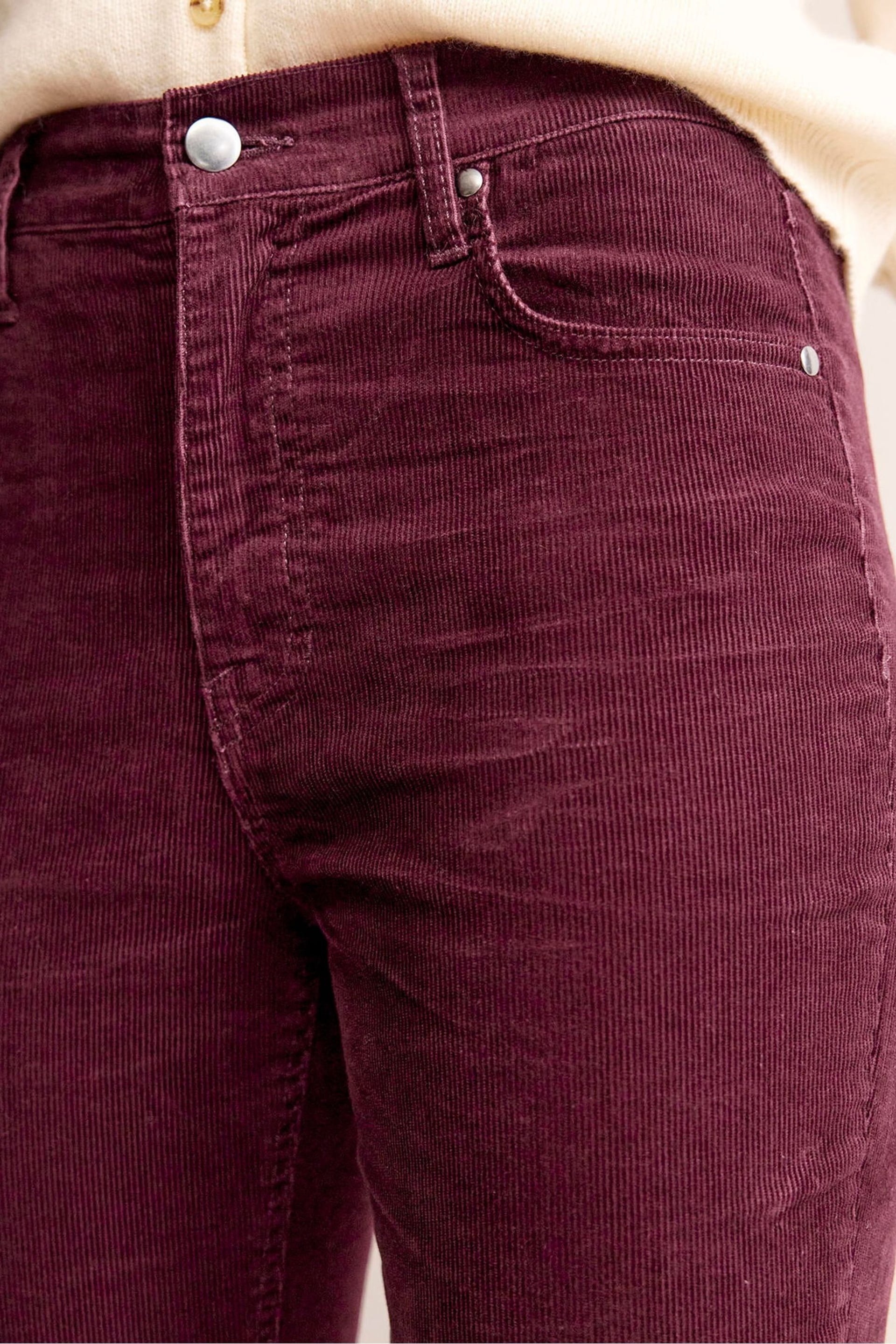 Boden Red Slim Corduroy Straight Jeans - Image 5 of 7