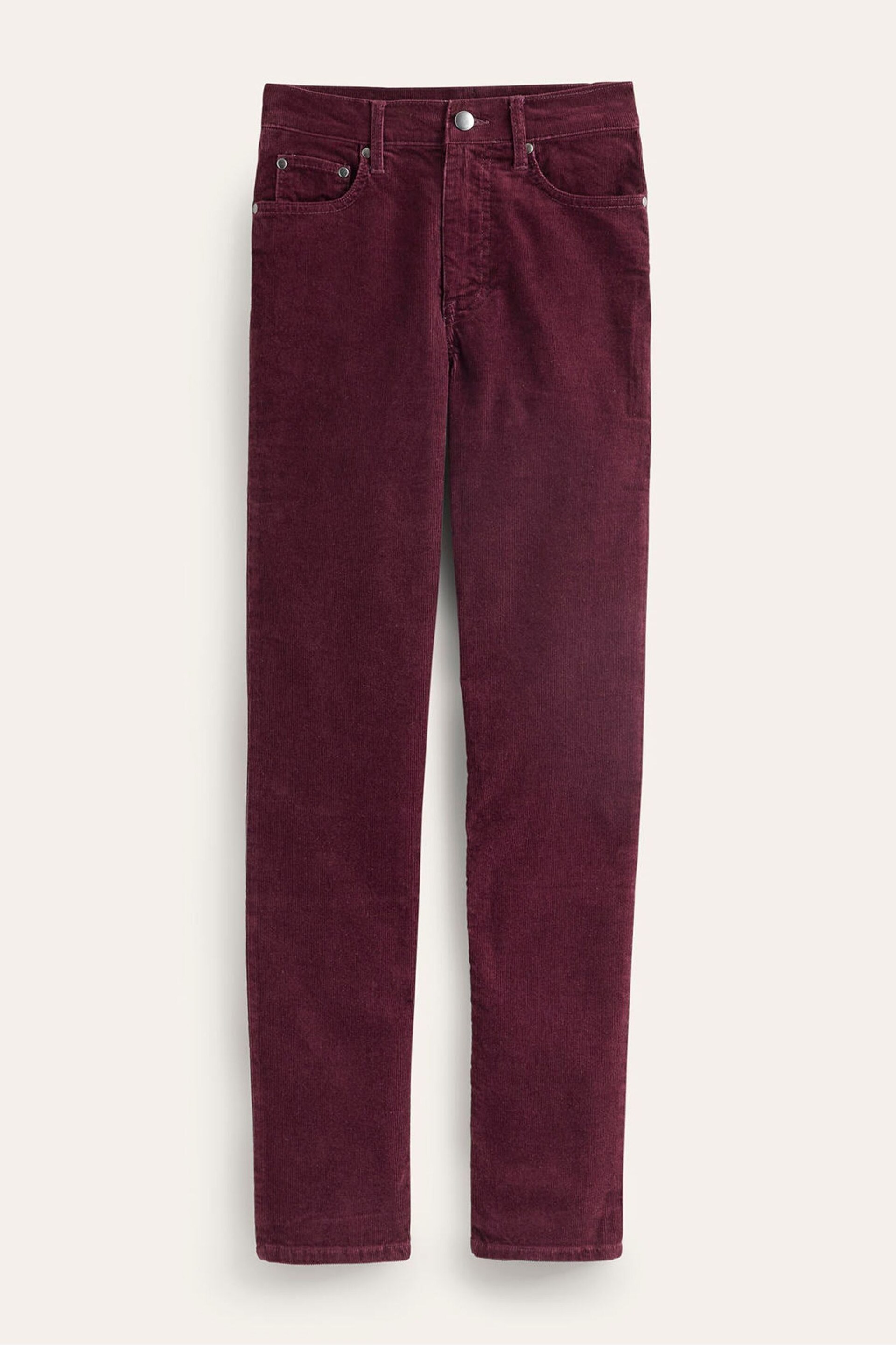 Boden Red Slim Corduroy Straight Jeans - Image 7 of 7