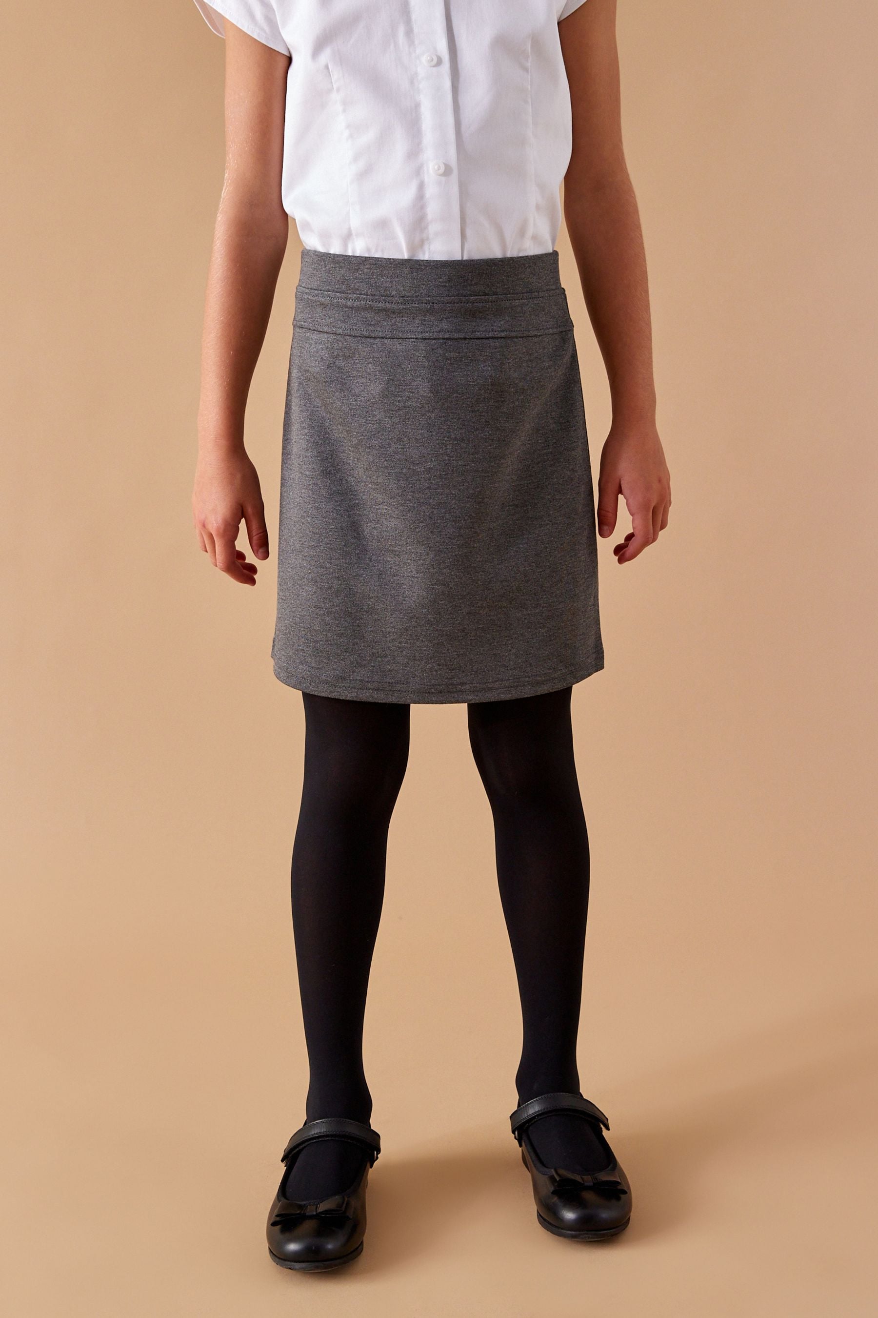 Buy Grey Jersey Stretch Pull On School Pencil Skirt 3 18yrs from Next Germany