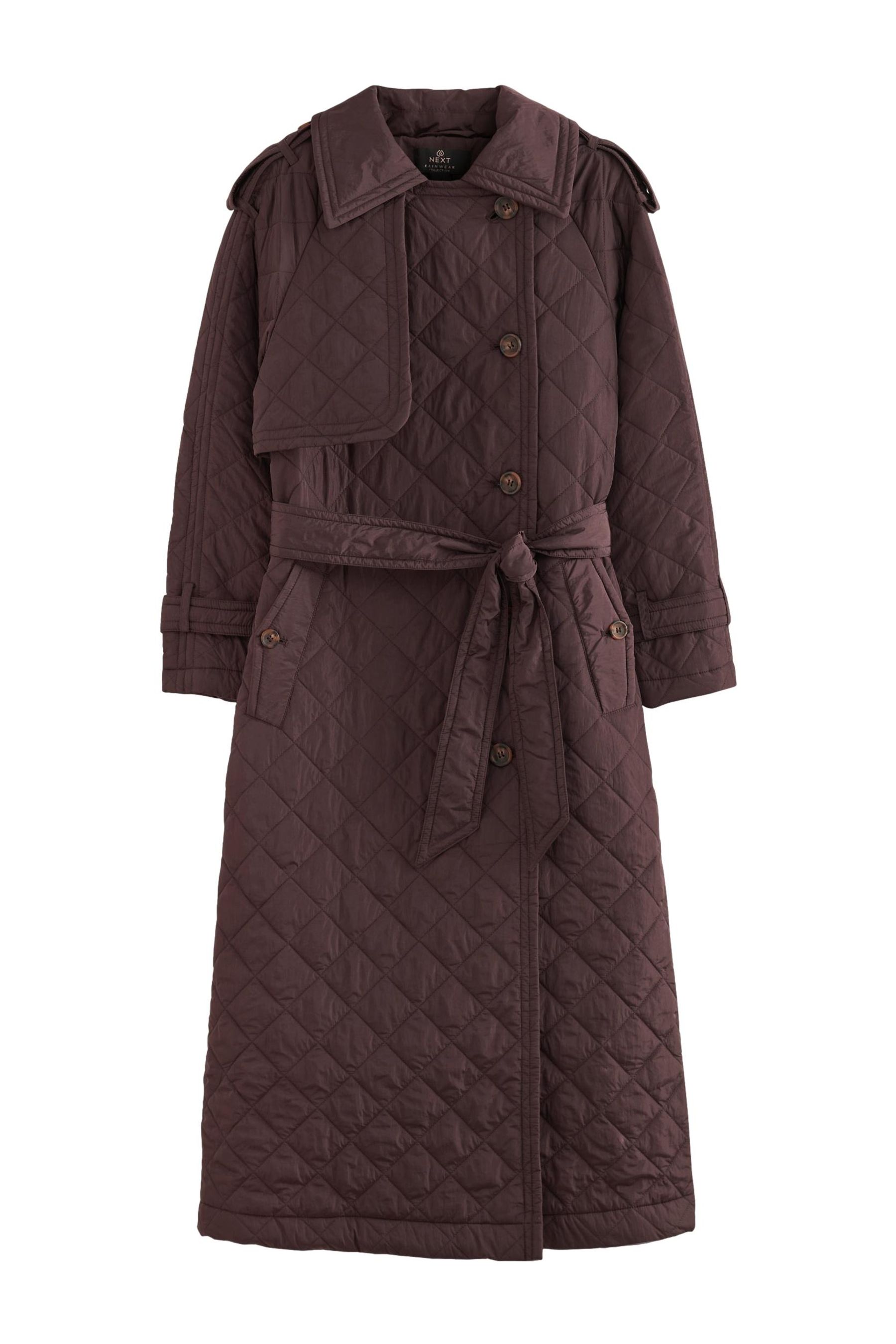Burberry quilted button online trench jacket burgundy