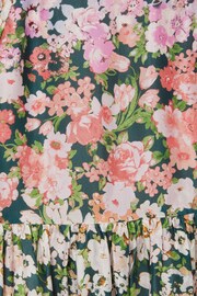 Reiss Multi Marnie Senior Floral Print Bell Sleeve Dress - Image 6 of 6
