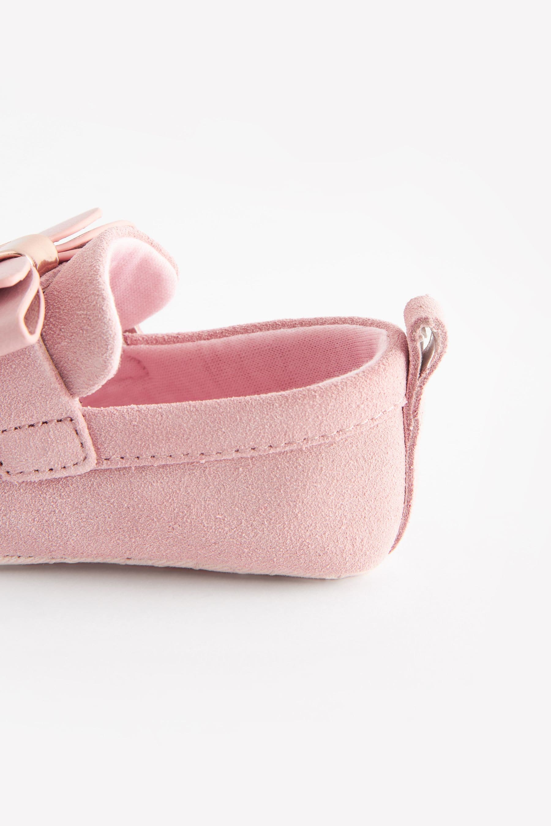 Baby pink loafers hot sale