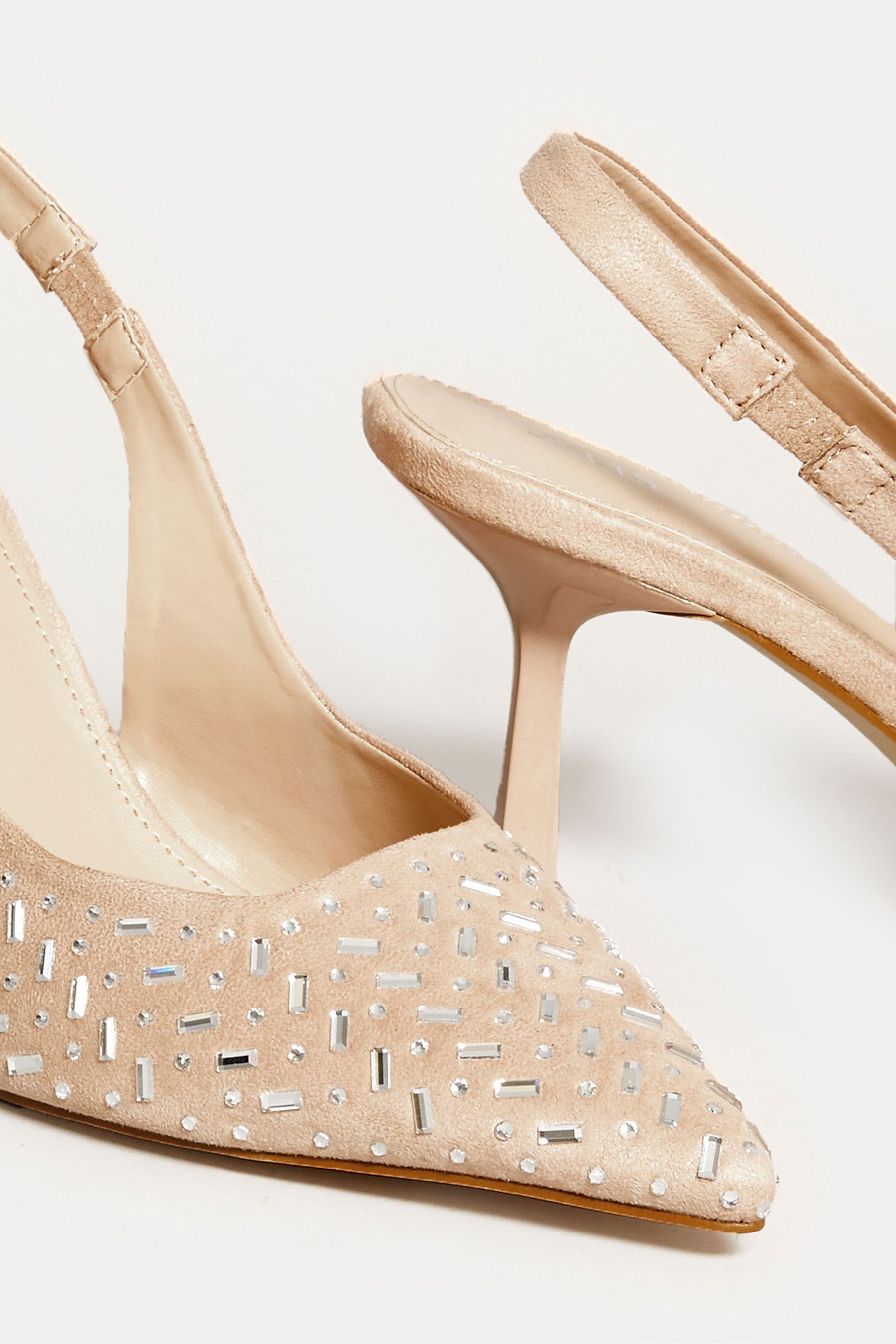 Nude diamante shoes shop