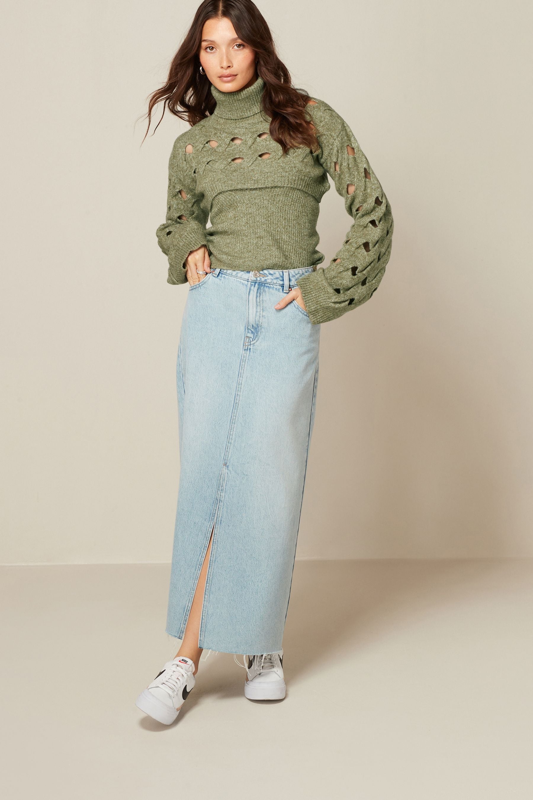 Khaki shrug hot sale