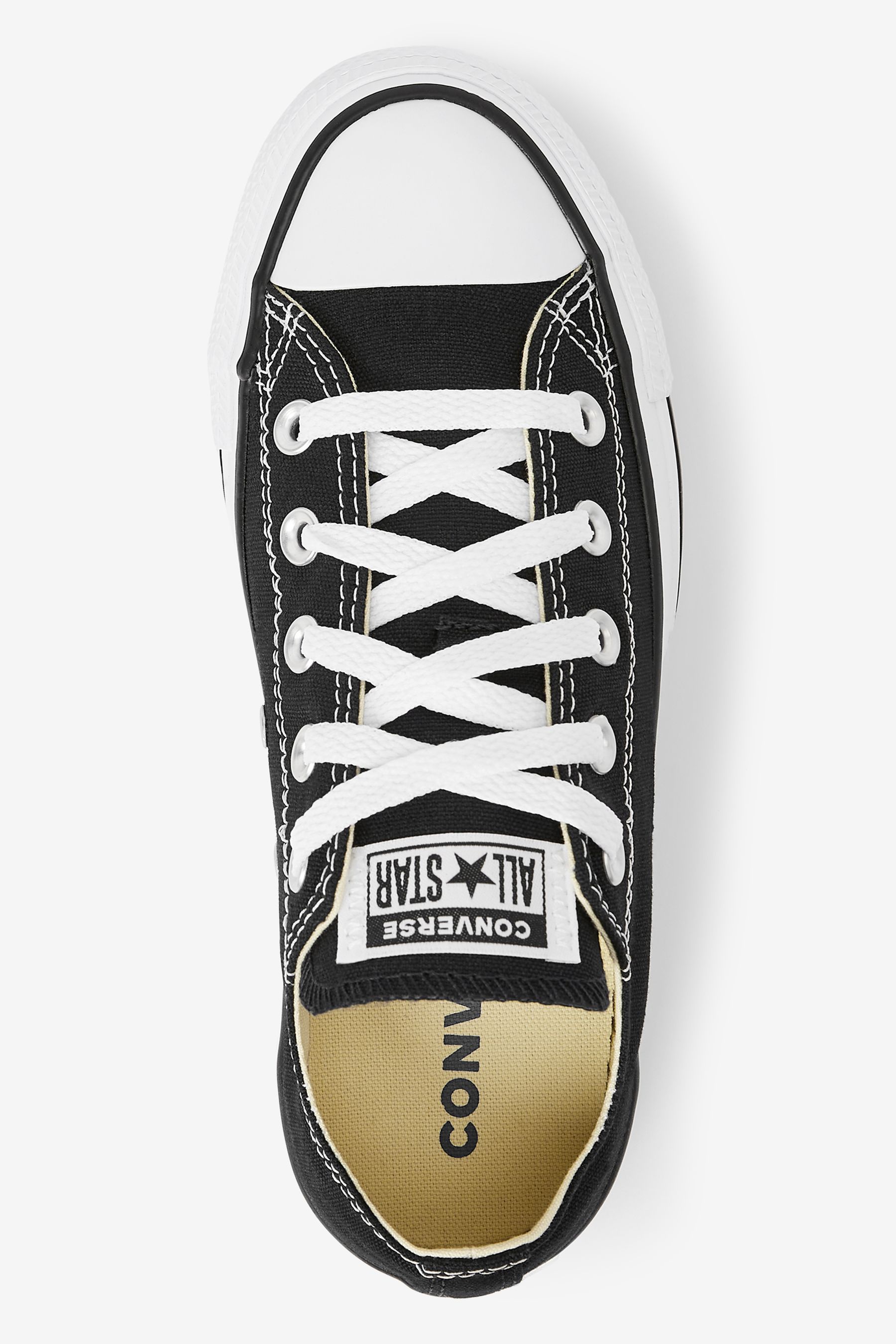 Buy Converse Black Wide Fit Chuck Taylor All Star Ox Trainers from the Next UK online shop