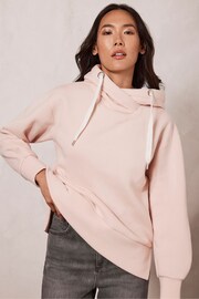 Mint Velvet Pink Cotton Hoodie - Image 2 of 4