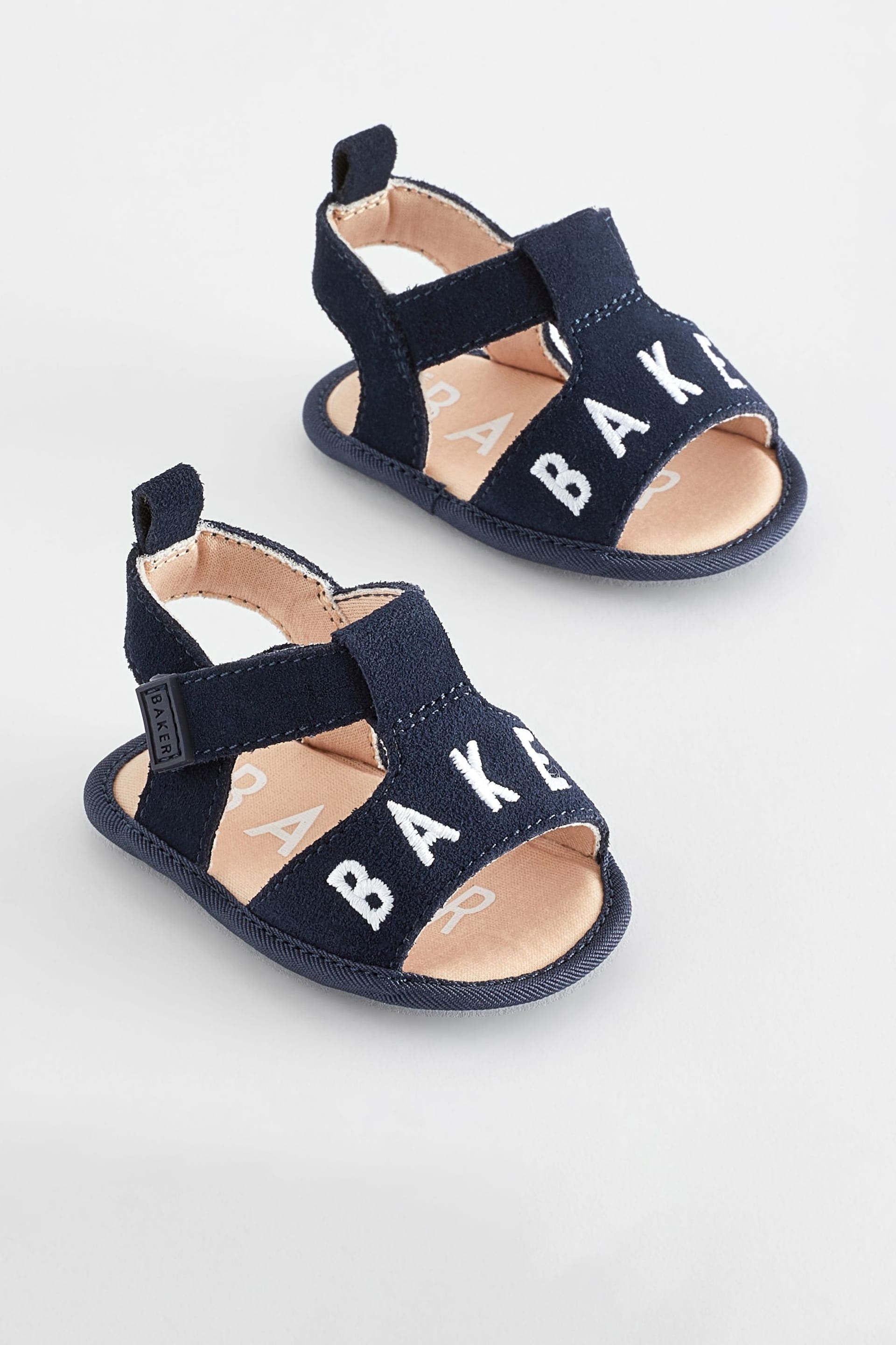 Baker by Ted Baker Baby Boys Navy Padders Sandals - Image 1 of 6