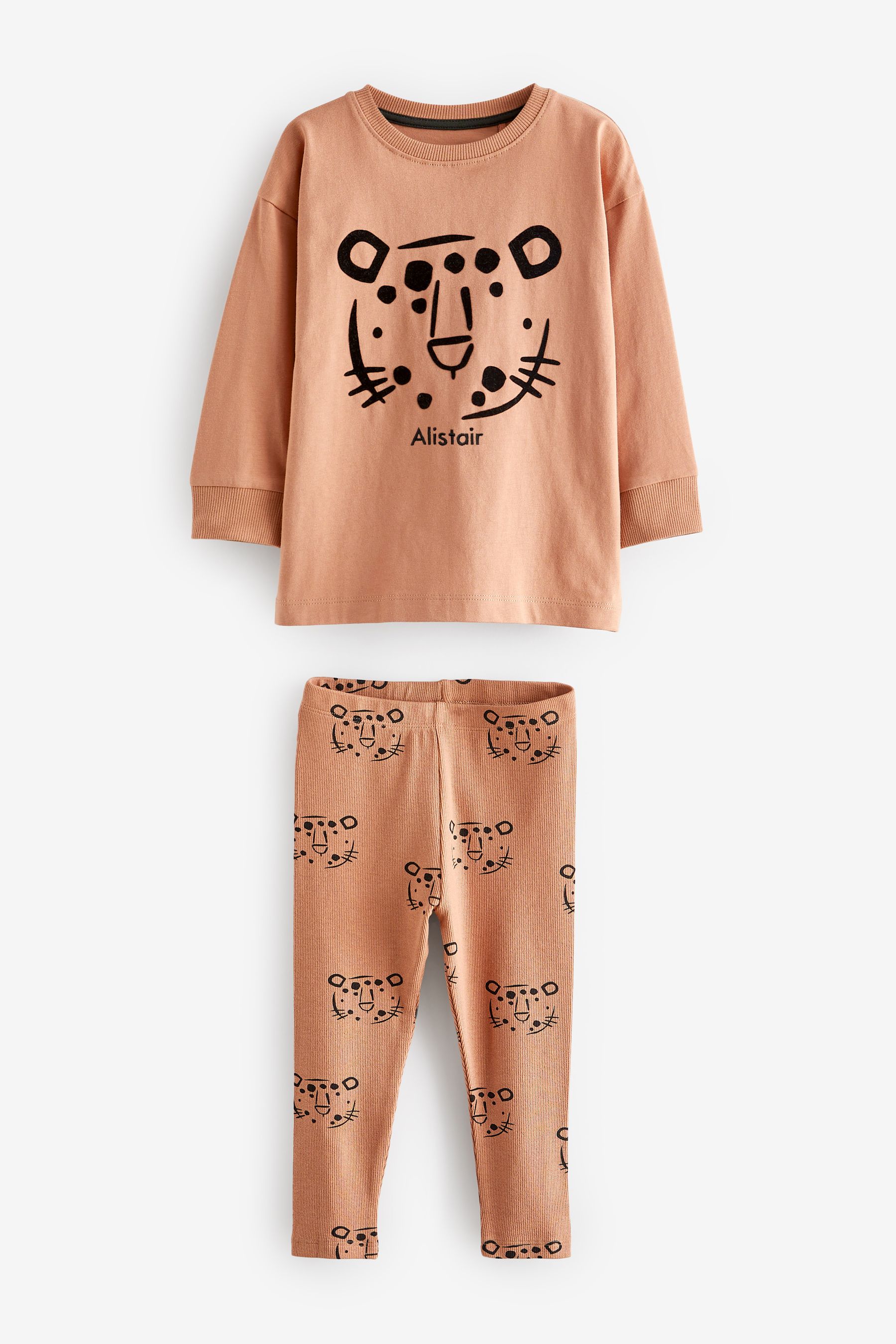 Buy Personalised Lion Print 100 Cotton Pyjamas from the Next UK online shop