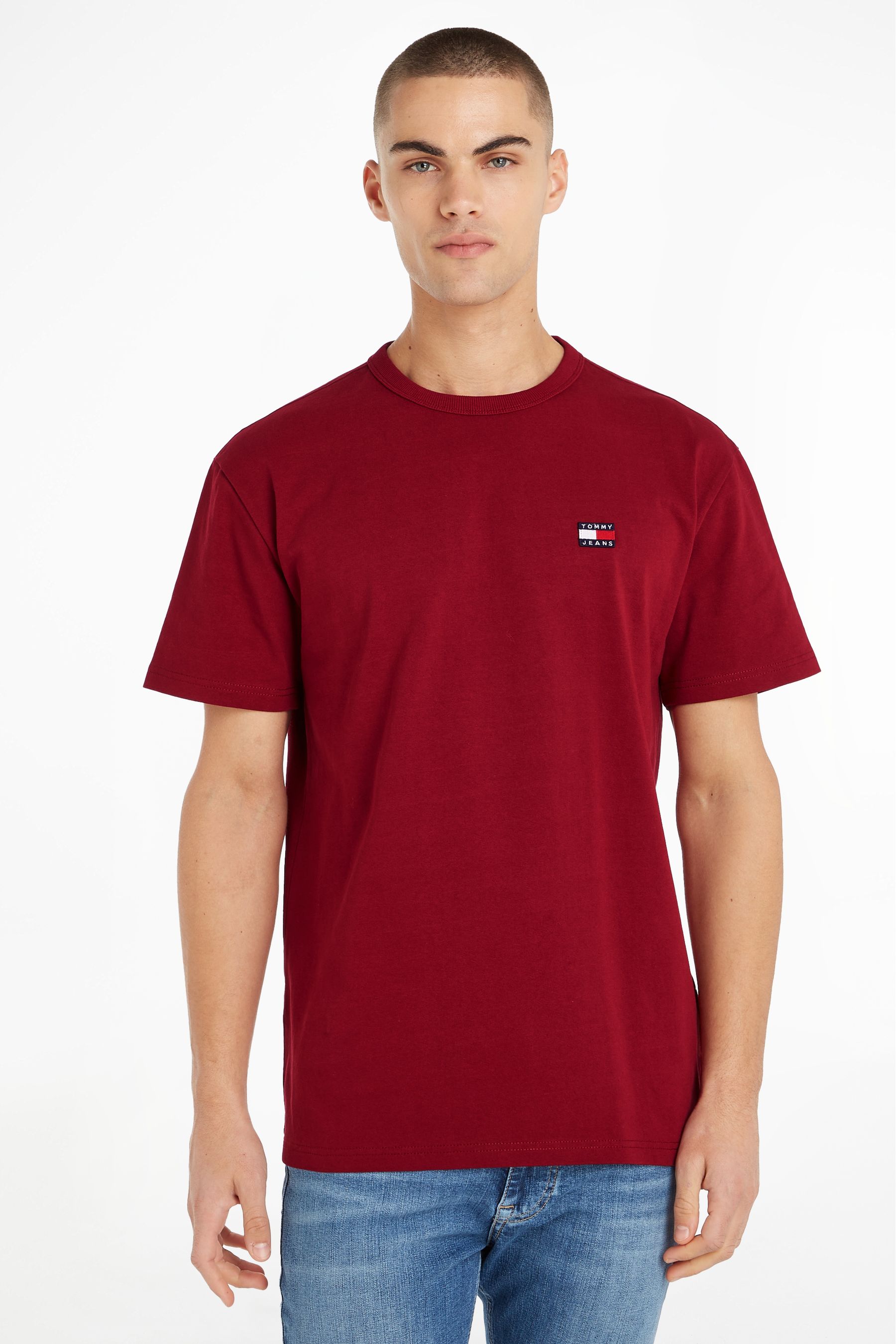 Red tommy 2025 jeans t shirt
