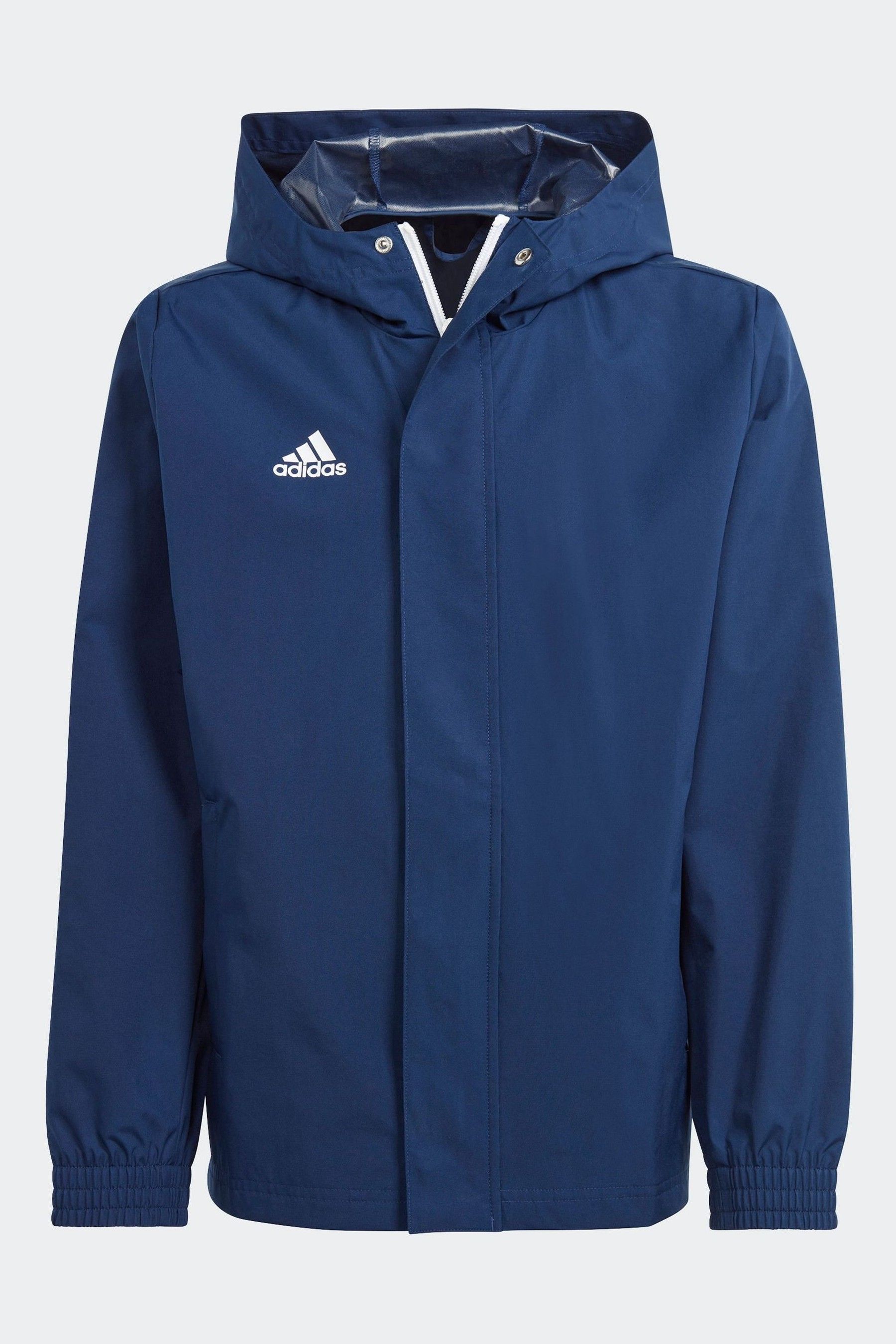 Navy adidas Entrada Rain Jacket
