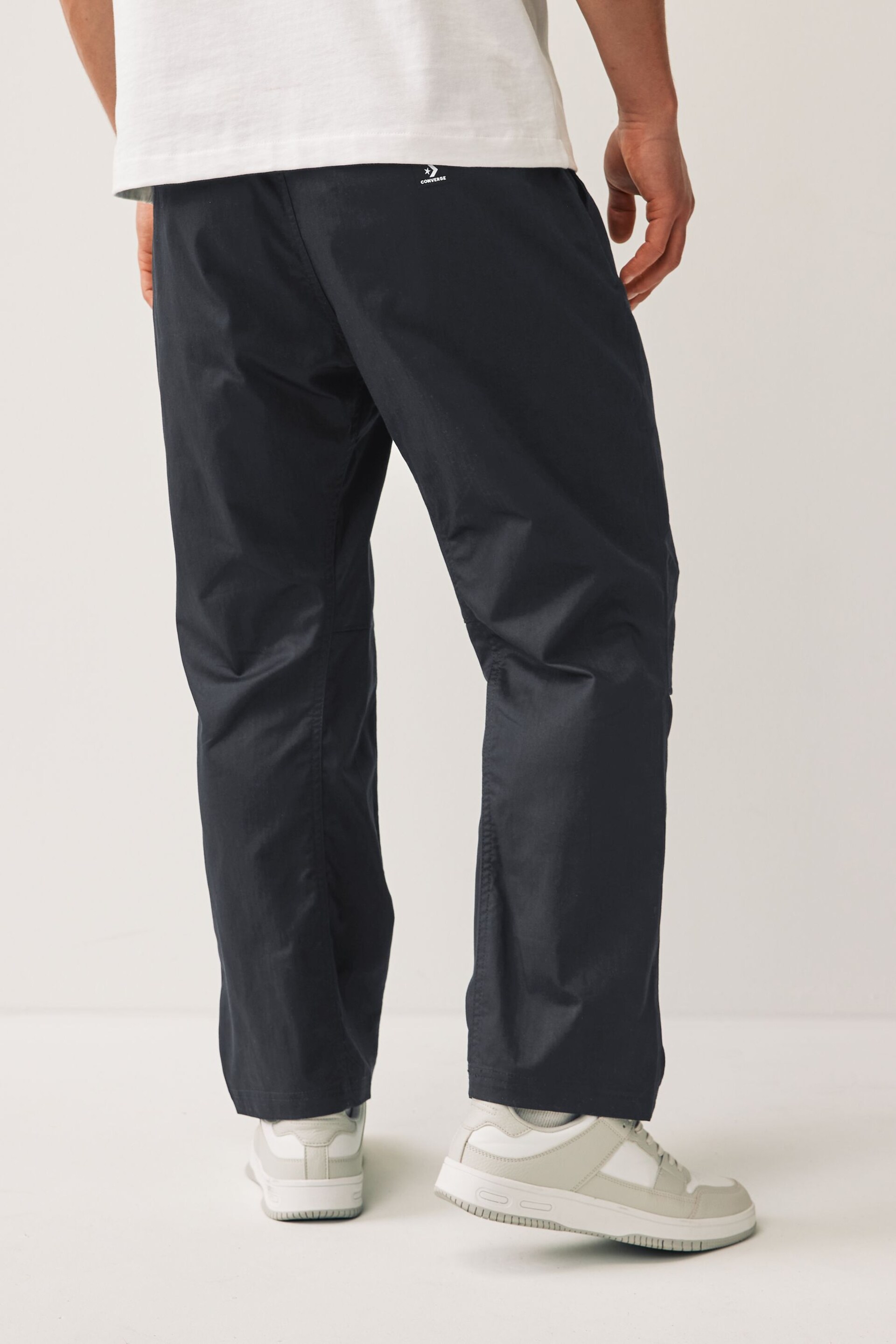 Converse Black Elevated Woven Adjustable Trousers - Image 2 of 5