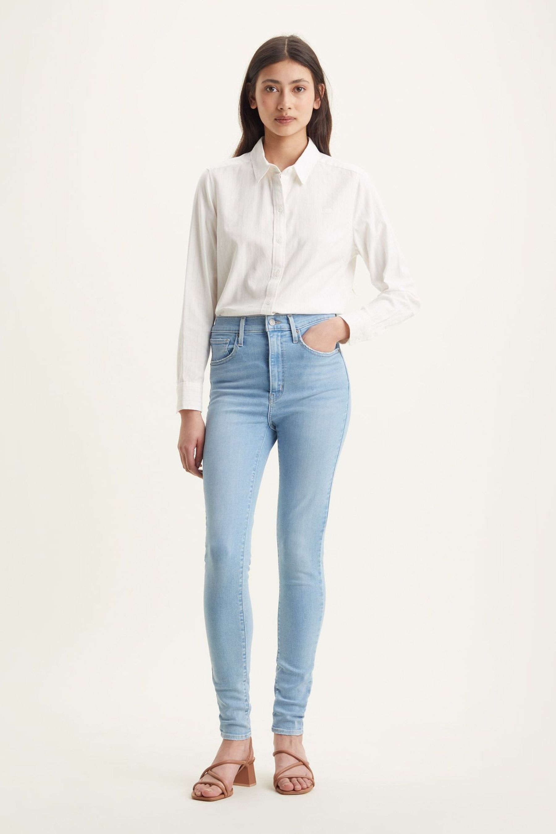 Buy Levi s Blue Mile High Super Skinny Jeans from Next Luxembourg
