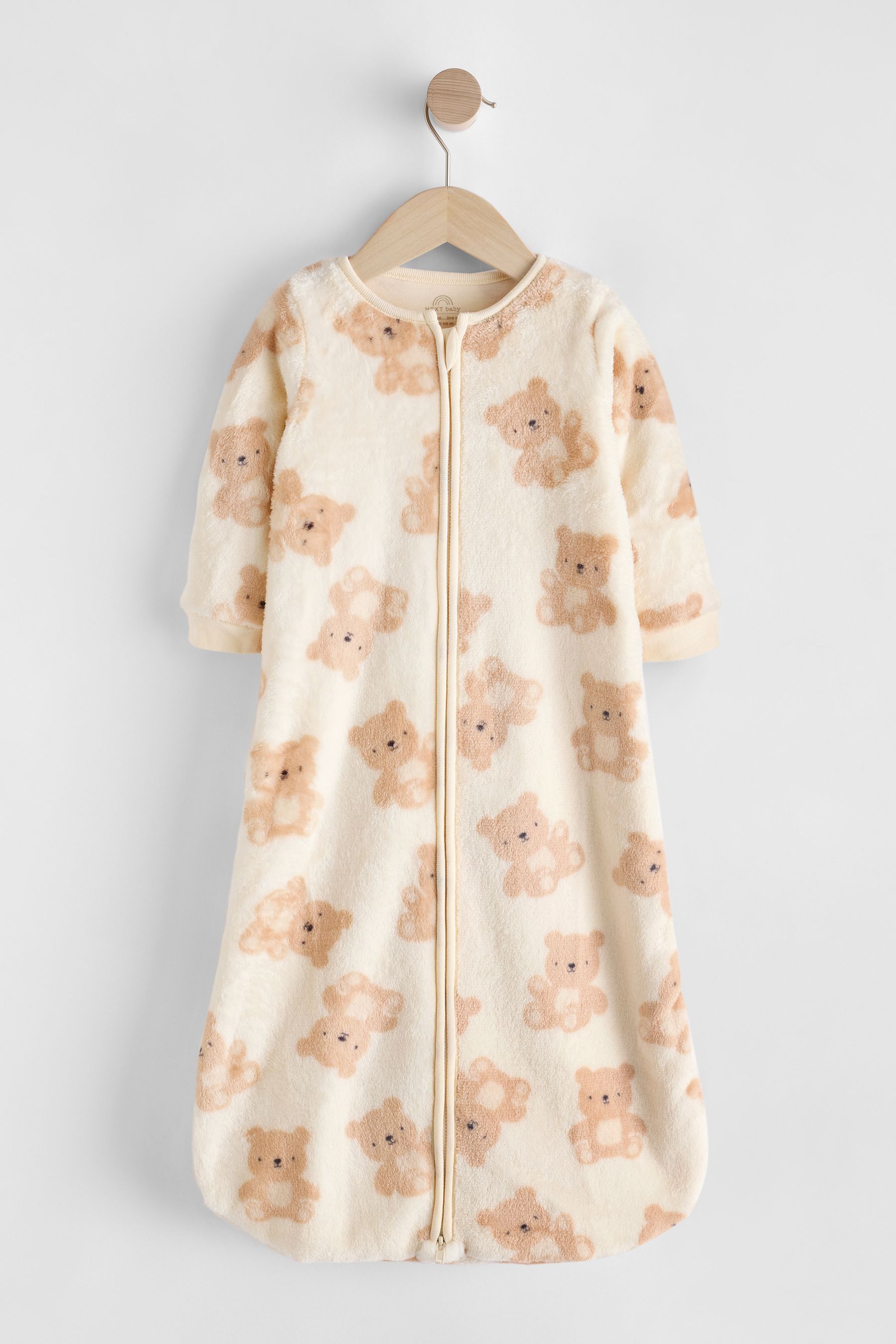 Buy Natural Bear 2.5 Tog Baby Fleece Long Sleeve Sleep Bag from the Next UK online shop