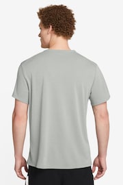 Nike Light Grey Miler Dri-FIT UV Running T-Shirt - Image 3 of 13