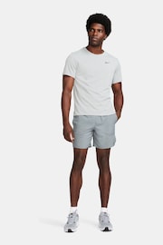 Nike Light Grey Miler Dri-FIT UV Running T-Shirt - Image 8 of 13