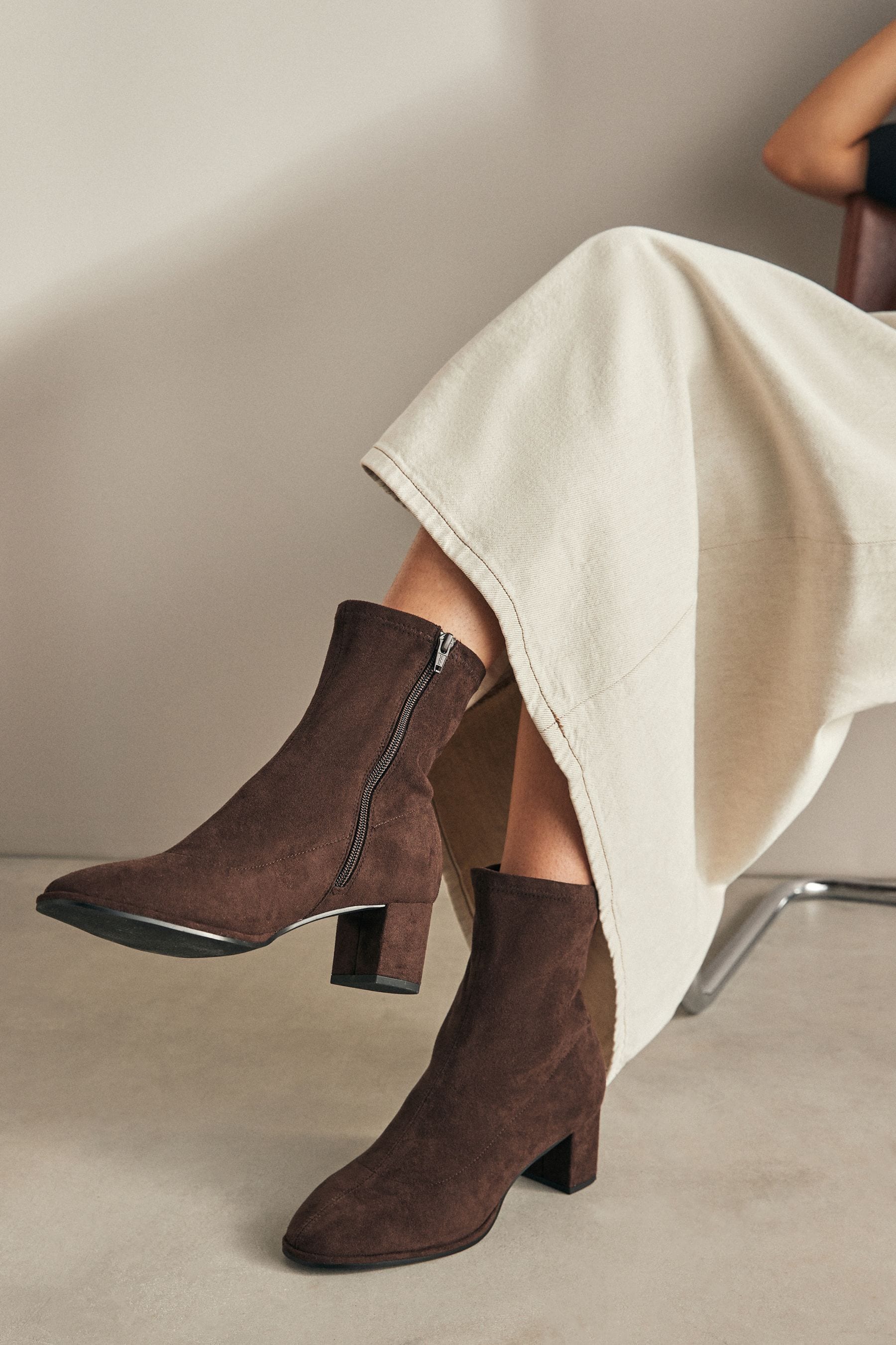 Brown sock boots uk hot sale