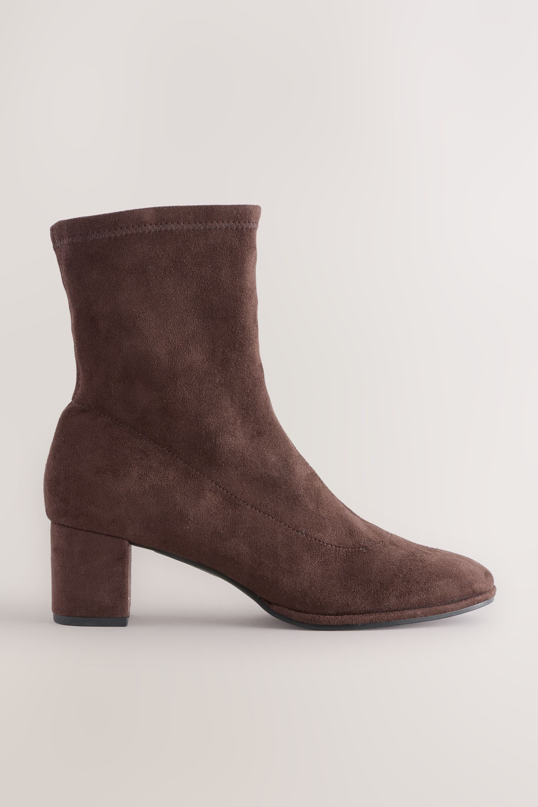 Dark brown sock boots outlet