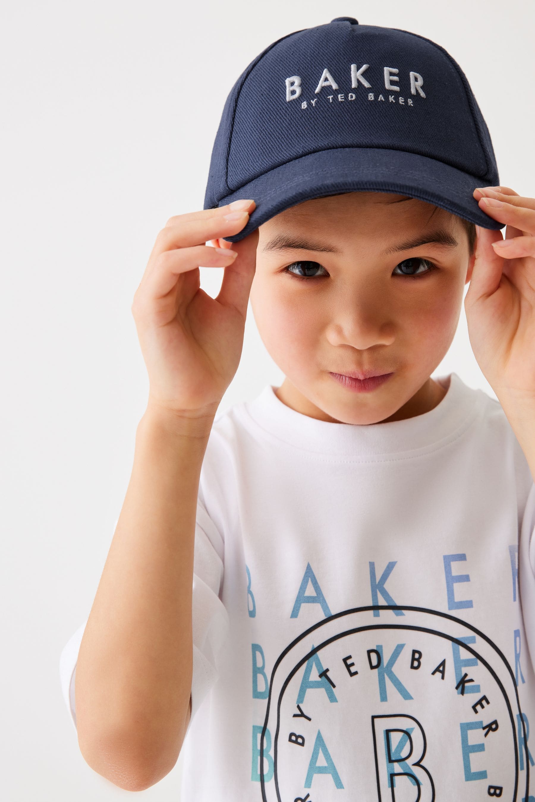 Buy Baker by Ted Baker Boys Navy Twill Baseball Cap from the Next UK online shop